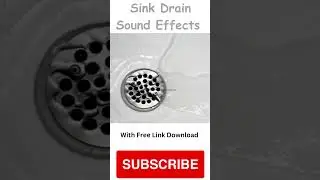 Sink Drain Sound Effects #soundeffects #shorts
