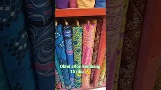 15 ribu sifon kembang yang adem banget 😍😍😍 #shorts #fashion #sifon
