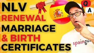 Are marriage and birth certificates required for the NLV Renewal?