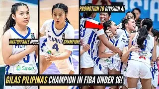 Ava Fajardo POINT GOD MODE in FIBA! | Gilas Womens Champion in FIBA Under 16!