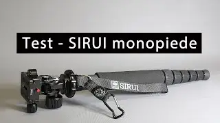 Sirui monopiede P326 e testa Tilt L10 alluminio - test