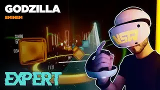 GODZILLA - EMINEM Beat Saber (Expert) 2nd Place TOP TEN PSVR2