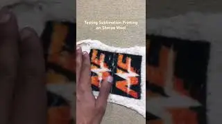 Testing sherpa wool sublimation printing  #sherpa #wool  #jacket #printing #trending#sublimation