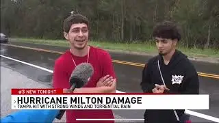Karris Harmon and Jeremy Partridge Hurricane Helene Coverage 2024