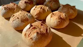 Step-by-step guide to baking German Sourdough Bread: brotchen | sourdough recipe