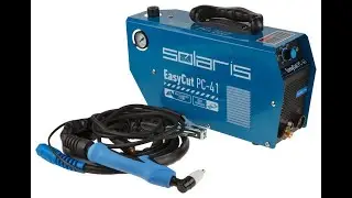Тест плазмореза Solaris EasyCut PC 41. Режем сталь 10 мм. Видео без ускорения !!!