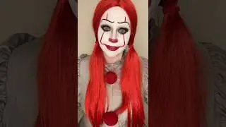 Popcorn 🍿 #pennywise #halloweentransition #transition #pennywisemakeup #ittheclown #halloween