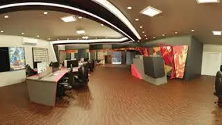 Dream Wings studio interior design 360 degree view using blender. To view Virtual reality.