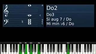 직감적 청음연습 C 메이저 코드 ( perfect C major chord hearing training!) -1-