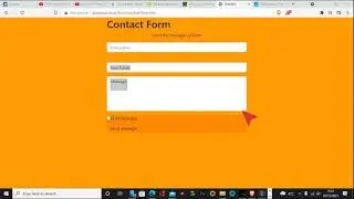 Simple Contact Form in Bootstrap Studio