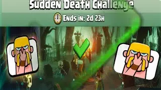 Easy completed sudden death event|| how to win sudden death challenge @clashrchamp1496