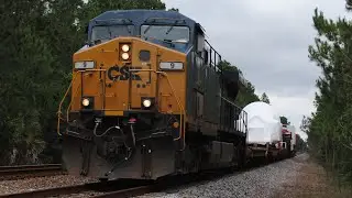 CSX W992 High and Wide Train! Jacksonville, FL 5/13/21
