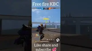 Free Fire KBC 💞 Kon banega crorepati 👍 #shorts #freefire #kbc