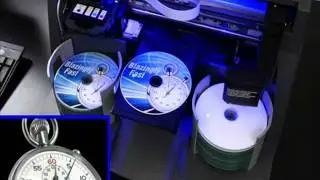 Primera Bravo 4100 - Stopwatch Print Speed Video