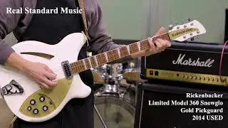 Rickenbacker Limited Model 360 Snowglo Gold Pickguard 2014 USED