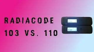 Radiacode code 103 vs 110 surprising results