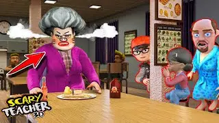KORKU OKULUNDA SCARY TEACHER'IN KARDEŞİ 🤣 Scary Teacher Spooky 3D