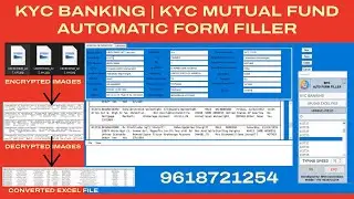 KYC Banking & KYC Mutual Fund Form Filling Auto Typer Software |100% Accurate Data Entry Tool