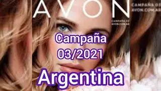 cat&aacute;logo Avon campa&ntilde;a 03/2021 Argentina