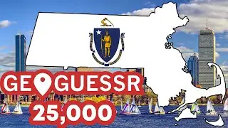 Getting 25K in Massachusetts Only Map on  Geoguessr