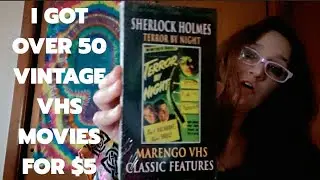 Unboxing Vintage VHS Movies Sealed Video Tapes To Sell For Profit