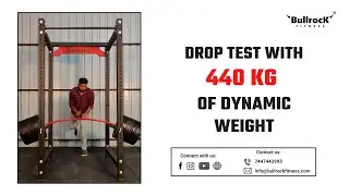 Испытание на падение BullrocK Gorilla Power Rack 2.0 | Динамическое испытание на нагрузку 440 кг | Домашний и коммерческий спортзал