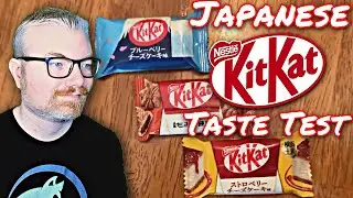 Tasting Different Japanese KitKat Flavors! | Jon Tries Food