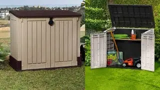 Outdoor Storage Cabinet Shed Patio Furniture Garden Tool Utility Backyard Garage