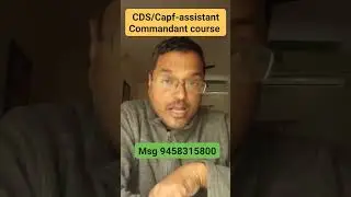 CDS CAPF assistant commandant general studies course in dehradun #cds #ota #CAPF #afcat #upsc