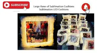 Sublimation LED Cushions, Blank Sublimation Pillows and covers from Koncept Sublimation