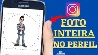 Como COLOCAR FOTO INTEIRA no Perfil do INSTAGRAM 