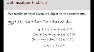 Linear Programming in MATLAB