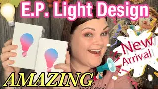 ✨NEW✨ E.P. Light Design Review & Demo  // A Unique Light Bulb