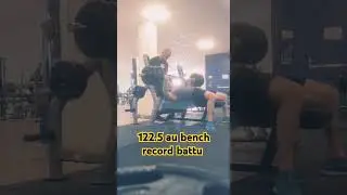 record au bench battu 122.5 kils #venom31 #trainingtime #trainingday #musculation #fitboy #bench