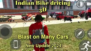 Indian Bike Driving 3D Blast On Many Cars | Army Tank -Track -Lambo -Ninza H2r -Thar -Halicptor
