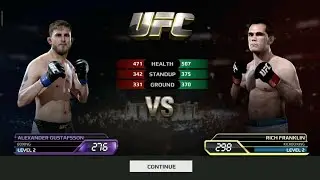 fight - 13 || Alexandra Gustafson Vs Rich Franklin || UFC Mobile #shorts
