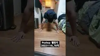 #pushupchallenge 20221118_78개