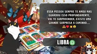 LIBRA♎ ESSA PESSOA SEMPRE TE AMOU🥺❤️// GUARDOU POR MUITO TEMPO♥️👩‍❤️‍💋‍👨// UMA GRANDE SURPRESA....💥🧙