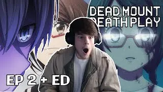 A WILD BACKSTORY!! || Misaki... || Dead Mount Death Play Episode 2 + ED Reaction!!