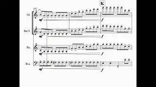 Chaminade Concertino, Op.  107 for wind quintet with flute solo