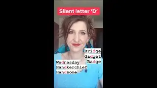 Silent Letter 'D' in English #shorts
