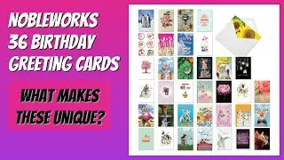 REVIEW (2026): NobleWorks 36 Birthday Greeting Cards. Features