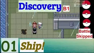 Pokemon Discovery Part 1 PokeFan Exploring Ship | GBA Rom Hack