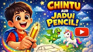 Chintu Aur Jadui pencil ✏️| Magic Pencil Ki Kahani | Zippy Zappy Tv ✨❤️