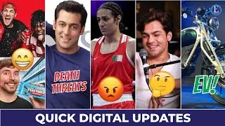 Mrbeast With Carry & speed 🤩|Salman khan gets Death Threat AGAIN🤯|Ashish chanchlani 