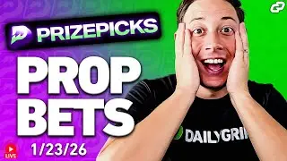 TOP PRIZEPICKS NBA, NFL, NHL, CBB & ESPORTS PLAYER PROPS for TODAY 1/23 | Sports Betting (LIVE)