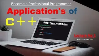 c++ programming | Adding two numbers | Application program in c++ | code | understand 2d animation