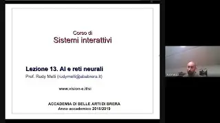 Sistemi Interattivi - Lezione 13 (03/06/2020) AI e reti neurali