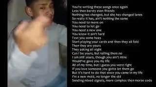 Gotta let them go - Emotional rap about ex with lyrics