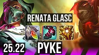 RENATA GLASC & Kalista vs PYKE & Kai'Sa (SUP) | 3/2/17 | EUW Diamond | 25.22